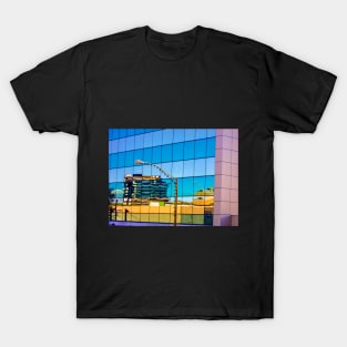 Mirrored Reflections of Distorted Buildings. T-Shirt